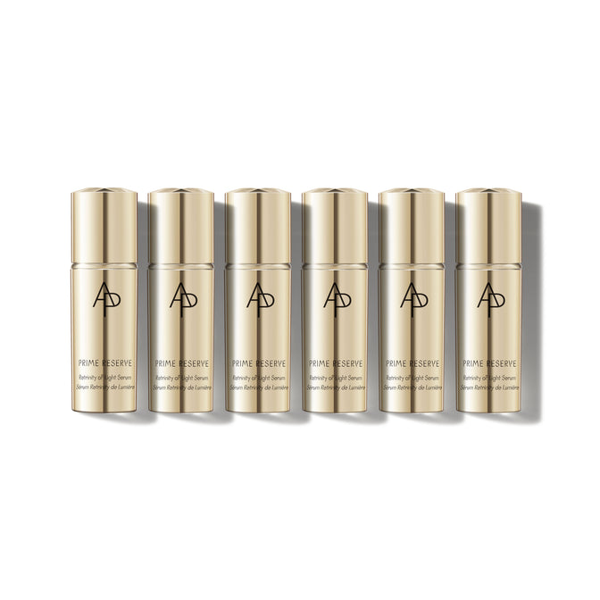 AP Beauty, PRIME RESERVE Retrinity of Light Serum, pack shot on white background