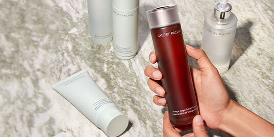 group of amorepacific skincare products