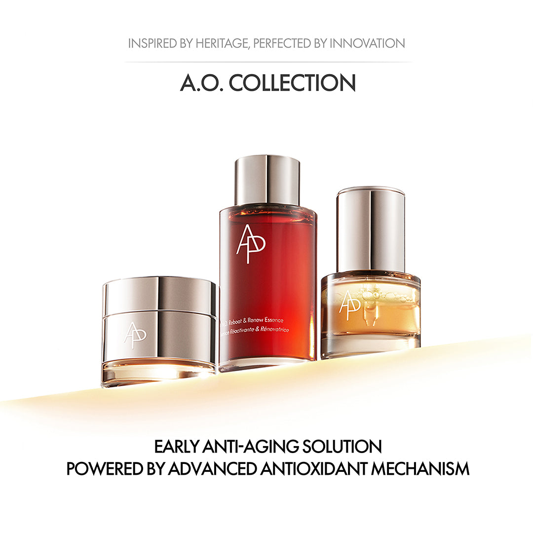 AP BEAUTY A.O. Collection - early anti-aging solution powered by advanced antioxidant mechanism