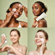 Enlarge image of Models demonstrating how to use cleanser