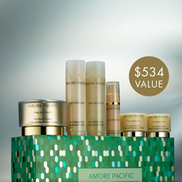 Supreme Eye Anti-Aging Holiday Set with green/grey background